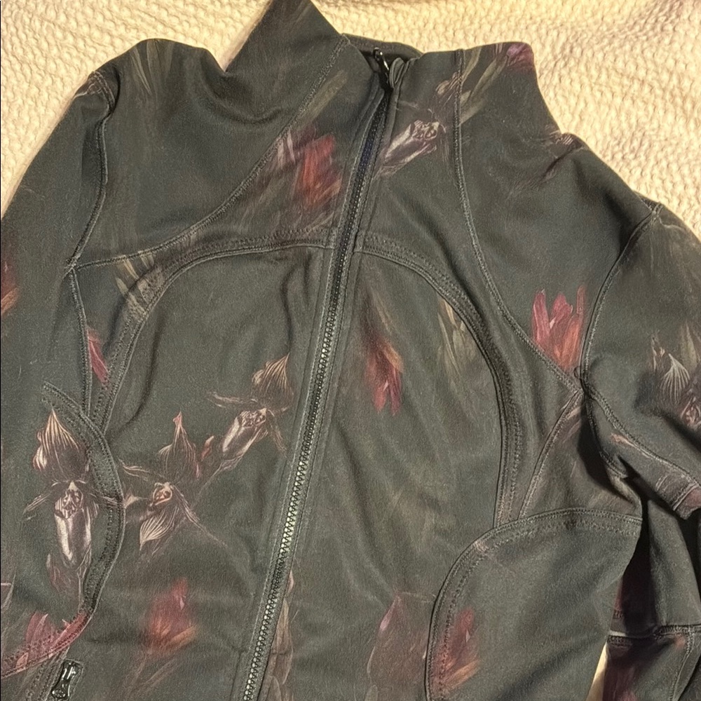 Lululemon Athletica Black and Purple Define Jacket